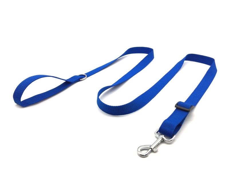 MANDAO 6FT Adjustable Dog Leash, Nylon Dog Leashes for Medium Large Dogs (Blue) - Image 2